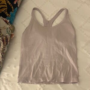 Lululemon Athletica Lavender Cropped Tank Top